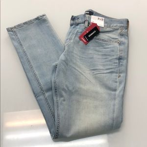 Light colored jeans.